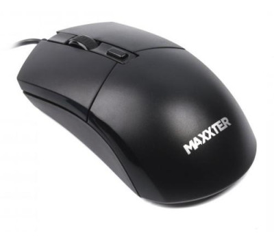 Миша Maxxter Mc-4B01 оптична, 4 кнопки, 2400 DPI, USB, Black 