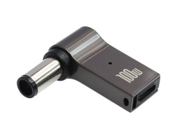 Переходник питания для ноутбука STLab Type-C - DC 7.4x5.0, 100 Вт, для HP (PD100W-7.4x5.0mm-HP) Переходник питания для ноутбука STLab Type-C - DC 7.4x5.0, 100 Вт, для HP (PD100W-7.4x5.0mm-HP)