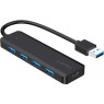 Концентратор USB 3.1 Gembird UHB-U3P4P-02, 4 порти USB 3.1, пластик, Black