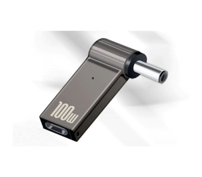 Переходник питания для ноутбука STLab Type-C - DC 5.5x2.5, 100 Вт, для Asus, Toshiba (PD100W-5.5x2.5