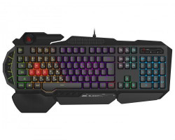 Клавіатура Bloody B310N Black, USB, ігрова, неонове підсвічування, ефекти 