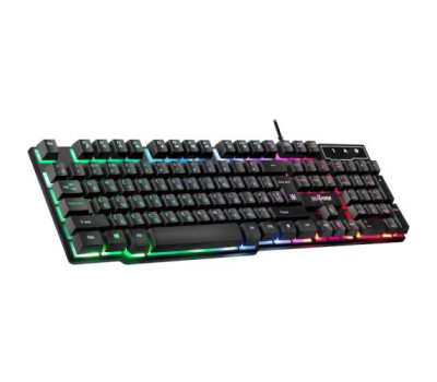 Клавіатура Defender Mayhem GK-360DL UA Black, USB, RGB підсвічування, 19 Anti-Ghost Клавіатура Defender Mayhem GK-360DL UA Black, USB, RGB підсвічування, 19 Anti-Ghost