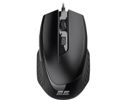 Миша 2E MF180, Black, USB, оптична, 1200-3200 dpi, 6 кнопок, 1.8 м (2E-MF180UB)