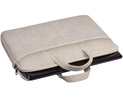 Сумка для ноутбука 15.6&Prime; Defender Solid, Beige, екошкіра, 410х310х40 мм (26126)-foto3