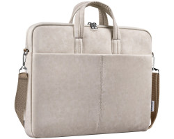 Сумка для ноутбука 15.6&Prime; Defender Solid, Beige, екошкіра, 410х310х40 мм (26126)