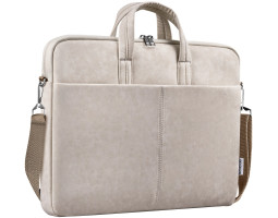 Сумка для ноутбука 15.6&Prime; Defender Solid, Beige, екошкіра, 410х310х40 мм (26126)