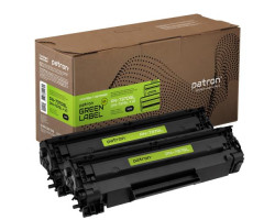 Картридж Canon 737, Black, MF211/ 212/ 216/ 217/ 226/ 229, 2400 стор, Patron Green, Dual Pack (PN-737DGL)