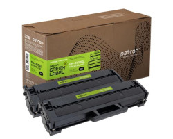 Картридж Samsung MLT-D111S, Black, SL-M2020/ M2070, 1000 стор, Patron Green, Dual Pack (PN-D111DGL)
