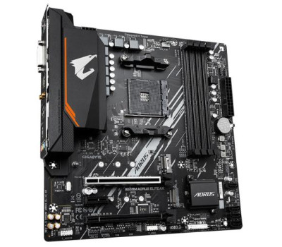 Мат.плата AM4 (B550) Gigabyte B550M AORUS ELITE AX, MicroATX