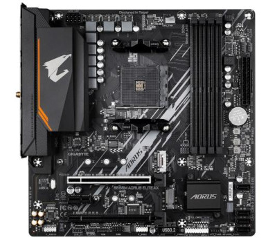 Мат.плата AM4 (B550) Gigabyte B550M AORUS ELITE AX, MicroATX