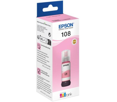 Чорнило Epson 108, Light Magenta, для L8050/ L18050, 70 мл (C13T09C64A)