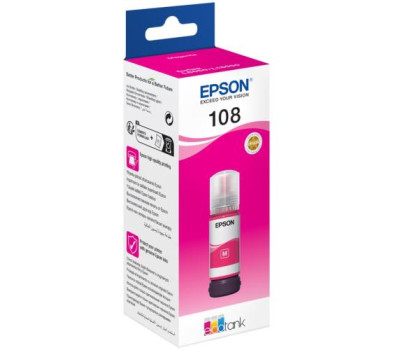 Чорнило Epson 108, Magenta, для L8050/ L18050, 70 мл (C13T09C34A) Чорнило Epson 108, Magenta, для L8050/ L18050, 70 мл (C13T09C34A)