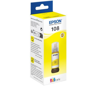 Чорнило Epson 108, Yellow, для L8050/ L18050, 70 мл (C13T09C44A) Чорнило Epson 108, Yellow, для L8050/ L18050, 70 мл (C13T09C44A)