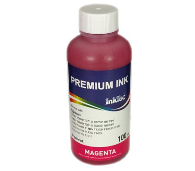 Чорнило InkTec Epson E0013, Magenta, S22, SX125/ 130, T26/ 27, TX200/ 210, 100 мл, пігментне (E0013-100