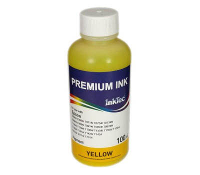 Чорнило InkTec Epson E0013, Yellow, S22, SX125/ 130, T26/ 27, TX200/ 210, 100 мл, пігментне (E0013-100M Чорнило InkTec Epson E0013, Yellow, S22, SX125/ 130, T26/ 27, TX200/ 210, 100 мл, пігментне (E0013-100M