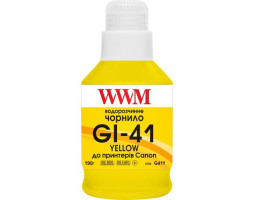 Чорнило WWM Canon G1420/ G1460/ G2420/ G2460/ G3420/ G3460, Yellow, 190 мл, водорозчинне (G41Y) Чорнило WWM Canon G1420/ G1460/ G2420/ G2460/ G3420/ G3460, Yellow, 190 мл, водорозчинне (G41Y)