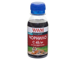 Чорнило WWM Canon PG-440/ 445/ 80, PGI-450Bk, Black, 100 мл, пігментне (C45/ BP-2)