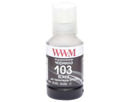 Чорнило WWM Epson 103, Black, L3100/ L3150/ L3160/ L3200/ L3250/ L3260/ L3550/ L5190, 140 мл, водорозчинне Чорнило WWM Epson 103, Black, L3100/ L3150/ L3160/ L3200/ L3250/ L3260/ L3550/ L5190, 140 мл, водорозчинне
