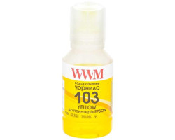 Чорнило WWM Epson 103, Yellow, L3100/ L3150/ L3160/ L3200/ L3250/ L3260/ L3550/ L5190, 140 мл, водорозчинне