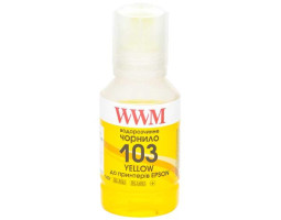 Чорнило WWM Epson 103, Yellow, L3100/ L3150/ L3160/ L3200/ L3250/ L3260/ L3550/ L5190, 140 мл, водорозчинне Чорнило WWM Epson 103, Yellow, L3100/ L3150/ L3160/ L3200/ L3250/ L3260/ L3550/ L5190, 140 мл, водорозчинне