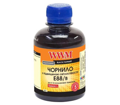Чорнило WWM Epson 108, Black, L8050/ L18050, 200 мл, водорозчинне (E88/ B) Чорнило WWM Epson 108, Black, L8050/ L18050, 200 мл, водорозчинне (E88/ B)