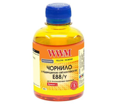 Чорнило WWM Epson 108, Yellow, L8050/ L18050, 200 мл, водорозчинне (E88/ Y)