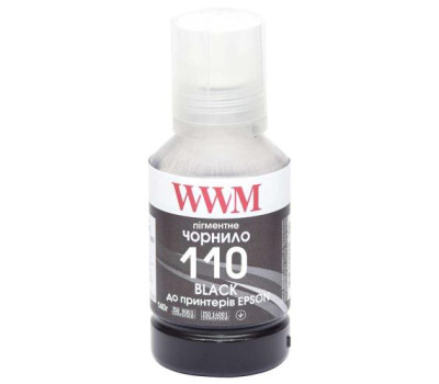 Чорнило WWM Epson 110, Black, M1100/ M1120/ M1140/ M1170/ M1180/ M2140/ M2170/ M3140/ M3170/ M3180, 140 мл, п Чорнило WWM Epson 110, Black, M1100/ M1120/ M1140/ M1170/ M1180/ M2140/ M2170/ M3140/ M3170/ M3180, 140 мл, п