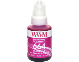 Чорнило WWM Epson L100/ 120/ 200/ 300/ 350/ 3100, Magenta, 140 мл, водорозчинне (E664M) Чорнило WWM Epson L100/ 120/ 200/ 300/ 350/ 3100, Magenta, 140 мл, водорозчинне (E664M)