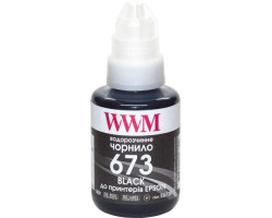 Чорнило WWM Epson L800/ L805/ L810/ L850/ L1800, Black, 140 мл, водорозчинне (E673B)