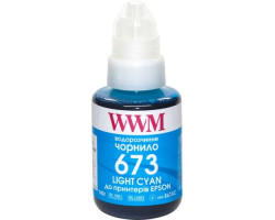 Чорнило WWM Epson L800/ L805/ L810/ L850/ L1800, Light Cyan, 140 мл, водорозчинне (E673LC)