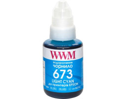 Чорнило WWM Epson L800/ L805/ L810/ L850/ L1800, Light Cyan, 140 мл, водорозчинне (E673LC)