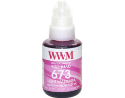 Чорнило WWM Epson L800/ L805/ L810/ L850/ L1800, Light Magenta, 140 мл, водорозчинне (E673LM)