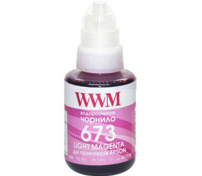 Чорнило WWM Epson L800/ L805/ L810/ L850/ L1800, Light Magenta, 140 мл, водорозчинне (E673LM) Чорнило WWM Epson L800/ L805/ L810/ L850/ L1800, Light Magenta, 140 мл, водорозчинне (E673LM)