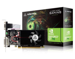 Відеокарта GeForce GT710, Arktek, 4Gb GDDR3, 64-bit, VGA/ DVI/ HDMI, 954/ 1600 MHz (AKN710D3S4GL1)