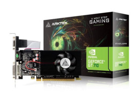 Відеокарта GeForce GT710, Arktek, 4Gb GDDR3, 64-bit, VGA/ DVI/ HDMI, 954/ 1600 MHz (AKN710D3S4GL1)