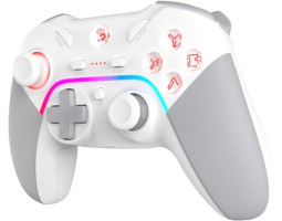 Геймпад Bloody GPW70, White/ Grey, бездротовий (USB 2.4GHz), для ПК /  PS3 /  Switch /  Android-foto3