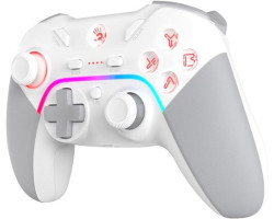 Геймпад Bloody GPW70, White/ Grey, бездротовий (USB 2.4GHz), для ПК /  PS3 /  Switch /  Android-foto3