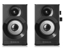 Колонки 2.0 REAL-EL S-217 Black, 2 x 6 Вт, МДФ, живлення від мережі 220V-foto3