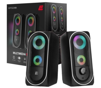 Колонки 2E PCS234 RGB, Black, USB (2E-PCS234BK) Колонки 2E PCS234 RGB, Black, USB (2E-PCS234BK)