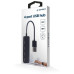 Концентратор USB 2.0 Gembird UHB-U2P4-06, 4 порти USB 2.0, пластик, чорний
