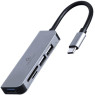 Концентратор USB 3.0 Type-С Cablexpert UHB-CM-CRU3P1U2P2-01, 4 порти, 1 х USB 3.1 Gen1 (5 Gbps), 2 х