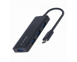 Концентратор USB 3.1 Gembird UHB-CM-U3P4-02, 4 порти USB 3.1, пластик, Black-foto3