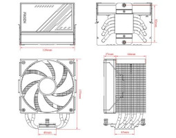 Кулер для процесора ID-Cooling FROZN A610 ARGB, 120 мм, 6 теплових трубок Кулер для процесора ID-Cooling FROZN A610 ARGB, 120 мм, 6 теплових трубок