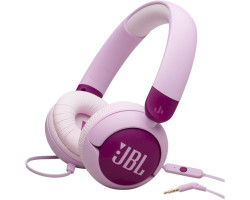 Навушники JBL JR 320, Purple, 3.5 мм, мікрофон, динаміки 32 мм, 1 м, дитячі (JBLJR320PUR)