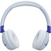 Навушники бездротові JBL JR 320BT, Blue/ White, Bluetooth, мікрофон, дитячі (JBLJR320BTBLU)