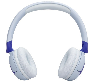 Навушники бездротові JBL JR 320BT, Blue/ White, Bluetooth, мікрофон, дитячі (JBLJR320BTBLU)