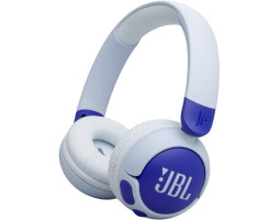 Навушники бездротові JBL JR 320BT, Blue/ White, Bluetooth, мікрофон, дитячі (JBLJR320BTBLU)