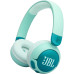 Навушники бездротові JBL JR 320BT, Green, Bluetooth, мікрофон, дитячі (JBLJR320BTGRN)