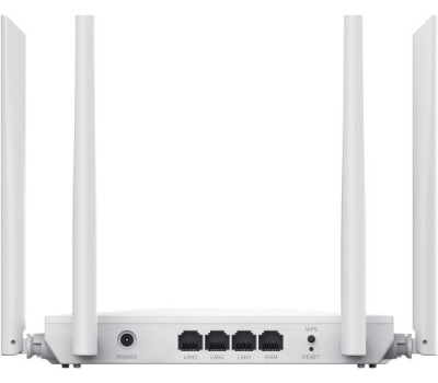 Роутер Netis NC21, White, AC1200 (2.4GHz до 300 Mbps, 5GHz до 867 Mbps), 4xLan, 4 зовнішні незнімні 