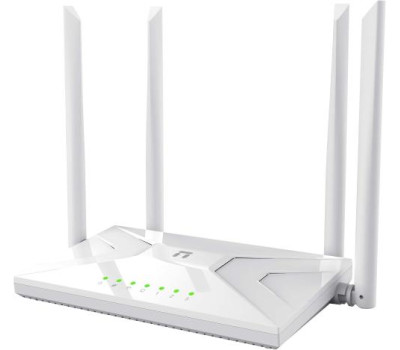 Роутер Netis NC21, White, AC1200 (2.4GHz до 300 Mbps, 5GHz до 867 Mbps), 4xLan, 4 зовнішні незнімні 
